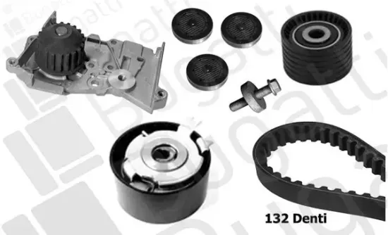 Wasserpumpe + Zahnriemensatz BUGATTI KBU7718A Bild Wasserpumpe + Zahnriemensatz BUGATTI KBU7718A