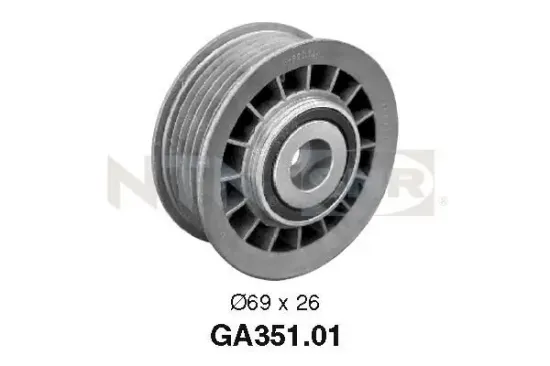 Umlenk-/Führungsrolle, Keilrippenriemen SNR GA351.01 Bild Umlenk-/Führungsrolle, Keilrippenriemen SNR GA351.01