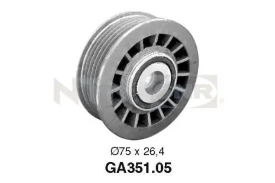 Umlenk-/Führungsrolle, Keilrippenriemen SNR GA351.05 Bild Umlenk-/Führungsrolle, Keilrippenriemen SNR GA351.05