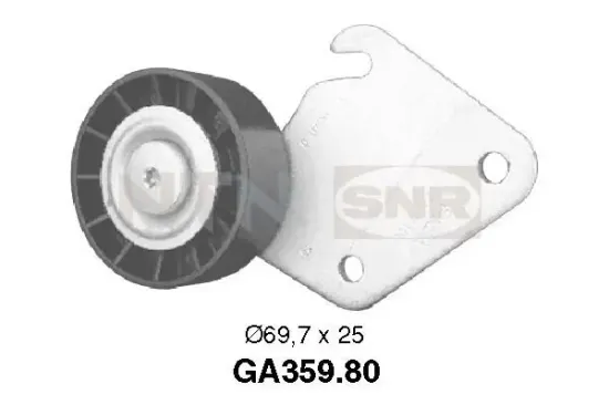 Umlenk-/Führungsrolle, Keilrippenriemen SNR GA359.80 Bild Umlenk-/Führungsrolle, Keilrippenriemen SNR GA359.80