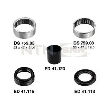 Lagerung, Achskörper SNR KS559.07 Bild Lagerung, Achskörper SNR KS559.07