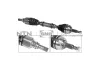 Antriebswelle Vorderachse links SNR DK55.225
