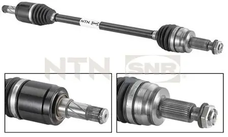 Antriebswelle Hinterachse rechts Hinterachse links SNR DK80.001