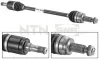 Antriebswelle Hinterachse rechts Hinterachse links SNR DK80.001