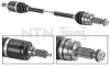 Antriebswelle Hinterachse rechts Hinterachse links SNR DK80.002