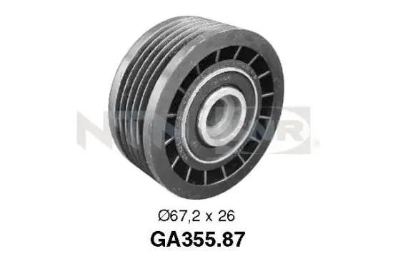Umlenk-/Führungsrolle, Keilrippenriemen SNR GA355.87 Bild Umlenk-/Führungsrolle, Keilrippenriemen SNR GA355.87