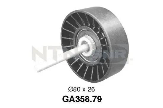 Umlenk-/Führungsrolle, Keilrippenriemen SNR GA358.79 Bild Umlenk-/Führungsrolle, Keilrippenriemen SNR GA358.79