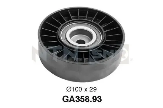 Umlenk-/Führungsrolle, Keilrippenriemen SNR GA358.93 Bild Umlenk-/Führungsrolle, Keilrippenriemen SNR GA358.93