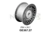 Umlenk-/F&uuml;hrungsrolle, Zahnriemen SNR GE357.27