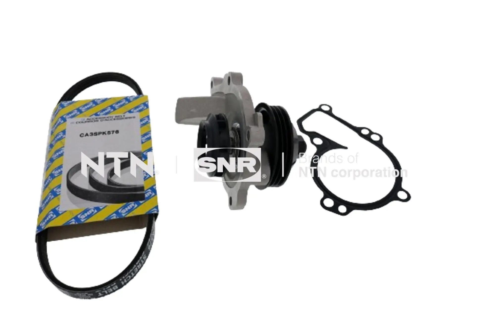 Wasserpumpe + Keilrippenriemensatz SNR KAP859.470
