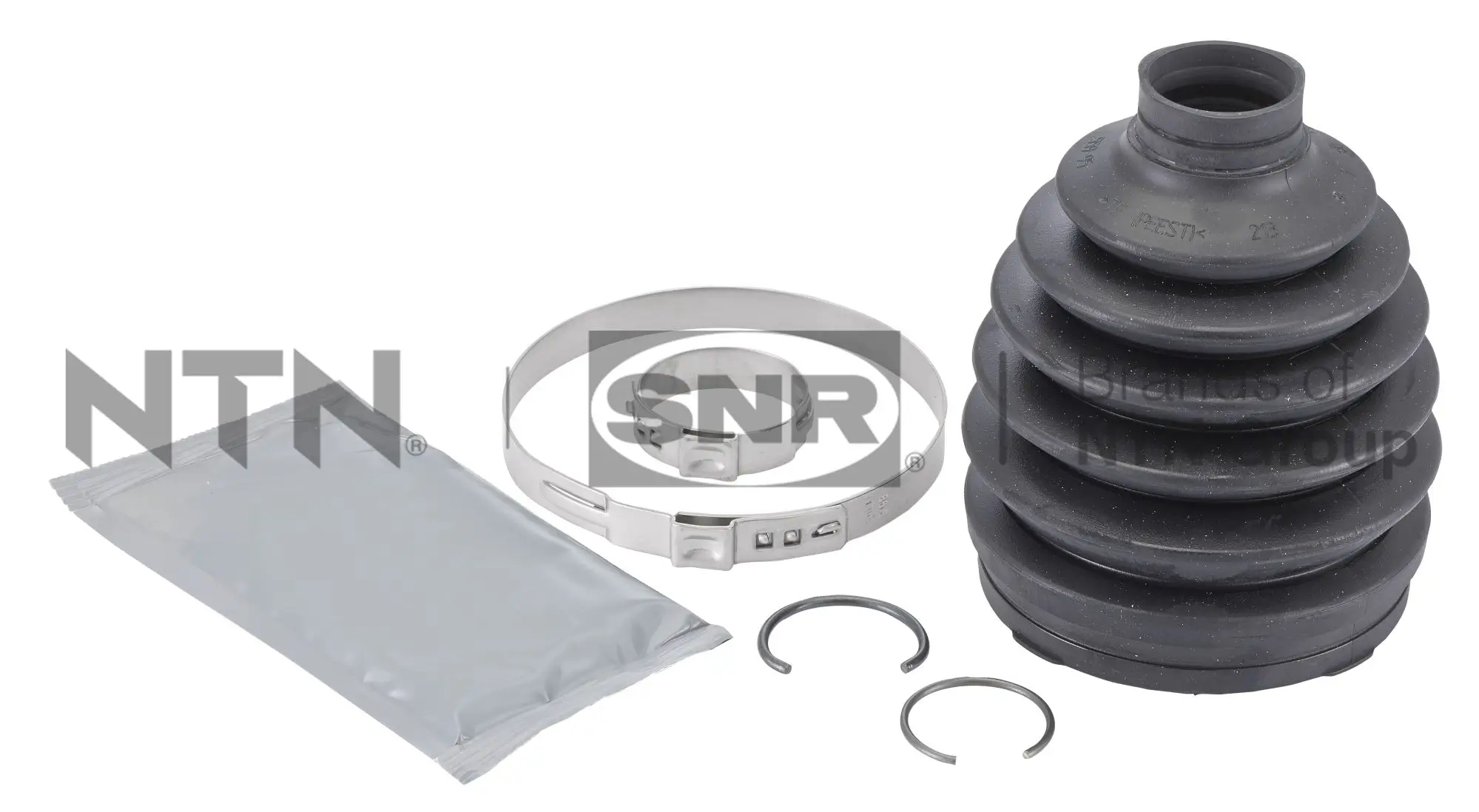 Faltenbalgsatz, Antriebswelle radseitig Vorderachse links Vorderachse rechts SNR OBK69.005