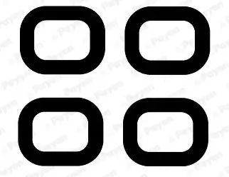 Dichtung, Ansaugkrümmer PAYEN JD6151 Bild Dichtung, Ansaugkrümmer PAYEN JD6151