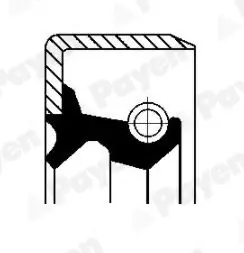 Wellendichtring, Radnabe Hinterachse innen PAYEN NJ132