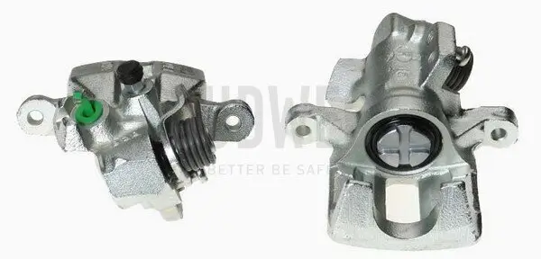 Bremssattel hinter der Achse Hinterachse links BUDWEG CALIPER 34064