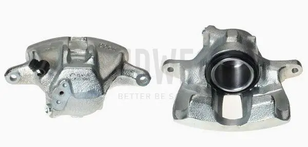 Bremssattel hinter der Achse Vorderachse rechts BUDWEG CALIPER 342377