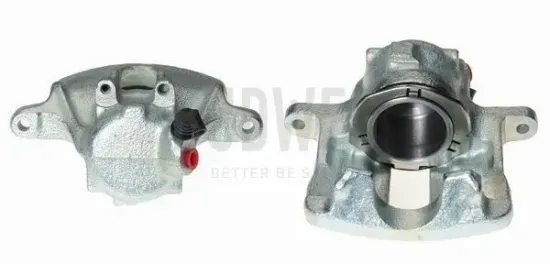 Bremssattel hinter der Achse Vorderachse links BUDWEG CALIPER 341016 Bild Bremssattel hinter der Achse Vorderachse links BUDWEG CALIPER 341016