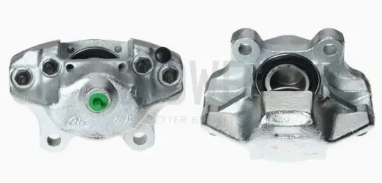 Bremssattel hinter der Achse Vorderachse links BUDWEG CALIPER 34104 Bild Bremssattel hinter der Achse Vorderachse links BUDWEG CALIPER 34104