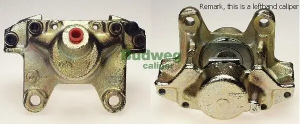 Bremssattel hinter der Achse Hinterachse rechts BUDWEG CALIPER 341269