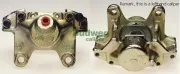 Bremssattel hinter der Achse Hinterachse rechts BUDWEG CALIPER 341269