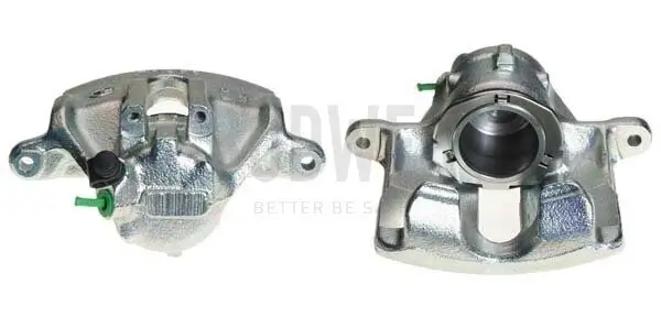 Bremssattel hinter der Achse Vorderachse rechts BUDWEG CALIPER 341081