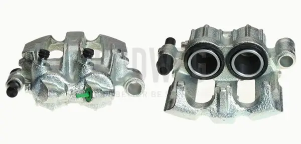 Bremssattel hinter der Achse Vorderachse rechts BUDWEG CALIPER 341307