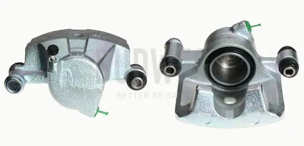 Bremssattel hinter der Achse Vorderachse rechts BUDWEG CALIPER 341491