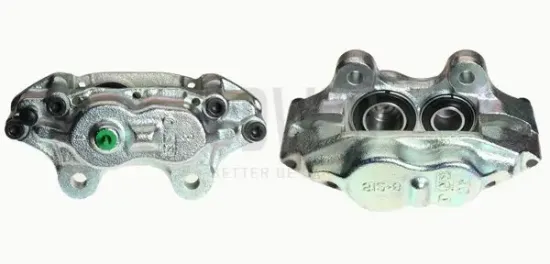 Bremssattel hinter der Achse Vorderachse rechts BUDWEG CALIPER 341501 Bild Bremssattel hinter der Achse Vorderachse rechts BUDWEG CALIPER 341501