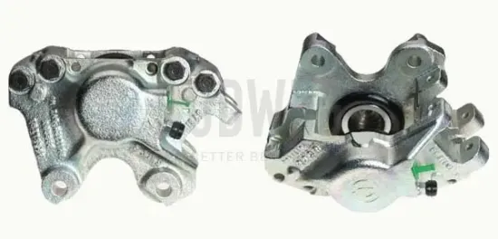 Bremssattel vor der Achse Hinterachse rechts BUDWEG CALIPER 341649 Bild Bremssattel vor der Achse Hinterachse rechts BUDWEG CALIPER 341649