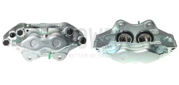 Bremssattel hinter der Achse Vorderachse rechts BUDWEG CALIPER 341653