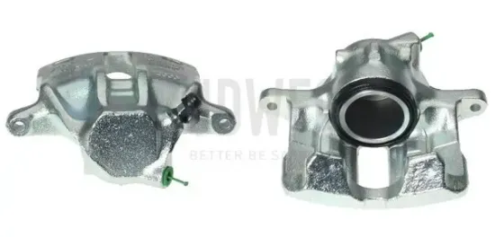 Bremssattel hinter der Achse Vorderachse links BUDWEG CALIPER 341792 Bild Bremssattel hinter der Achse Vorderachse links BUDWEG CALIPER 341792