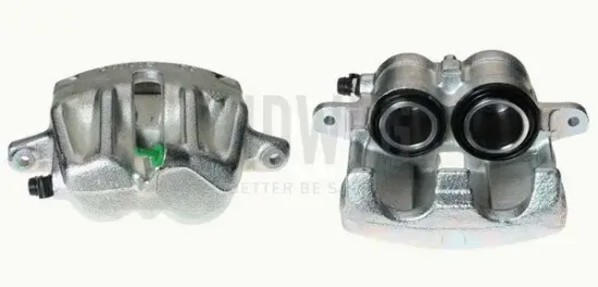 Bremssattel vor der Achse Vorderachse links BUDWEG CALIPER 341796 Bild Bremssattel vor der Achse Vorderachse links BUDWEG CALIPER 341796