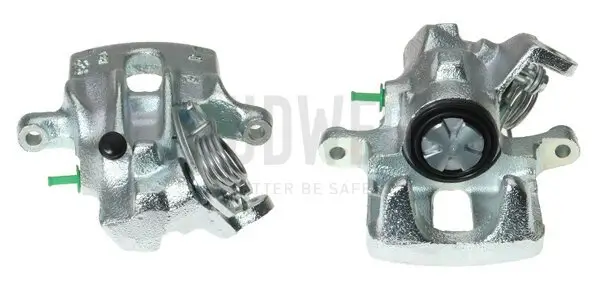 Bremssattel hinter der Achse Hinterachse rechts BUDWEG CALIPER 341851