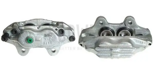 Bremssattel hinter der Achse Vorderachse rechts BUDWEG CALIPER 341883