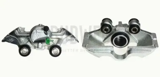 Bremssattel vor der Achse Vorderachse rechts BUDWEG CALIPER 342055 Bild Bremssattel vor der Achse Vorderachse rechts BUDWEG CALIPER 342055