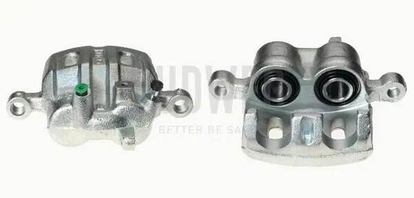 Bremssattel hinter der Achse Vorderachse links BUDWEG CALIPER 342348