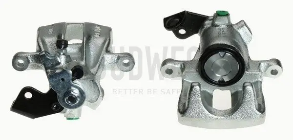 Bremssattel hinter der Achse Hinterachse rechts BUDWEG CALIPER 342351