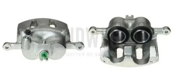 Bremssattel hinter der Achse Vorderachse rechts BUDWEG CALIPER 342355 Bild Bremssattel hinter der Achse Vorderachse rechts BUDWEG CALIPER 342355