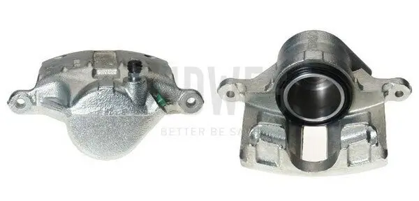 Bremssattel hinter der Achse Vorderachse links BUDWEG CALIPER 342646