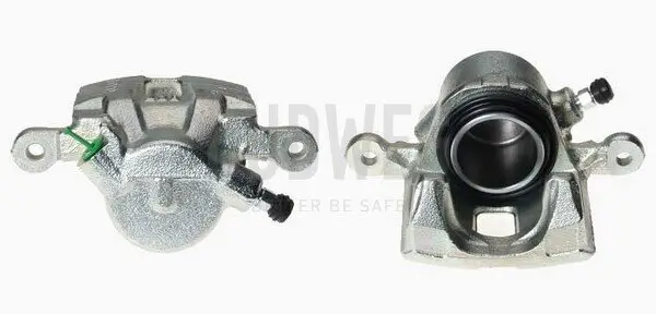 Bremssattel hinter der Achse Vorderachse links BUDWEG CALIPER 342680