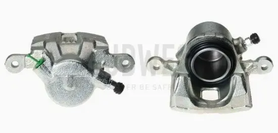 Bremssattel hinter der Achse Vorderachse links BUDWEG CALIPER 342680 Bild Bremssattel hinter der Achse Vorderachse links BUDWEG CALIPER 342680