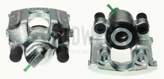 Bremssattel hinter der Achse Hinterachse links BUDWEG CALIPER 342704 Bild Bremssattel hinter der Achse Hinterachse links BUDWEG CALIPER 342704