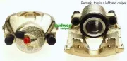 Bremssattel vor der Achse Vorderachse rechts BUDWEG CALIPER 34279