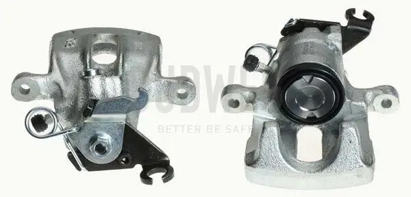 Bremssattel hinter der Achse Hinterachse rechts BUDWEG CALIPER 343041