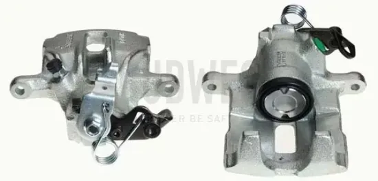 Bremssattel hinter der Achse Hinterachse rechts BUDWEG CALIPER 342821 Bild Bremssattel hinter der Achse Hinterachse rechts BUDWEG CALIPER 342821