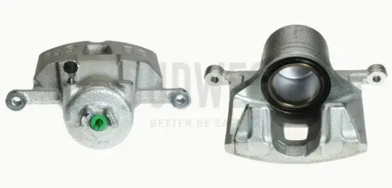 Bremssattel hinter der Achse Vorderachse rechts BUDWEG CALIPER 342869 Bild Bremssattel hinter der Achse Vorderachse rechts BUDWEG CALIPER 342869