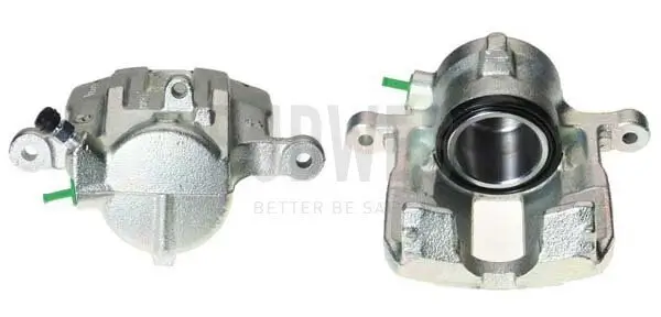 Bremssattel hinter der Achse Vorderachse rechts BUDWEG CALIPER 342917