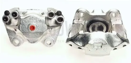 Bremssattel hinter der Achse Vorderachse rechts BUDWEG CALIPER 34293 Bild Bremssattel hinter der Achse Vorderachse rechts BUDWEG CALIPER 34293