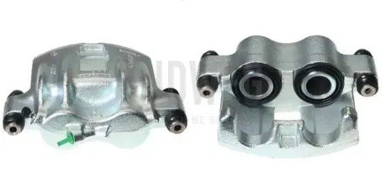 Bremssattel hinter der Achse Vorderachse rechts BUDWEG CALIPER 342943 Bild Bremssattel hinter der Achse Vorderachse rechts BUDWEG CALIPER 342943