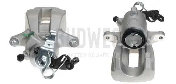 Bremssattel hinter der Achse Hinterachse rechts BUDWEG CALIPER 342961