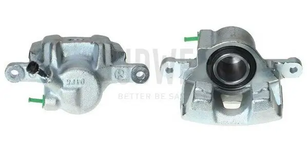 Bremssattel hinter der Achse Hinterachse rechts BUDWEG CALIPER 342977